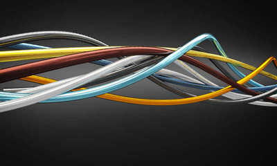 彩色电缆图片-五颜六色的彩色电缆素材-高清图片-摄影照片-寻图免费打包下载